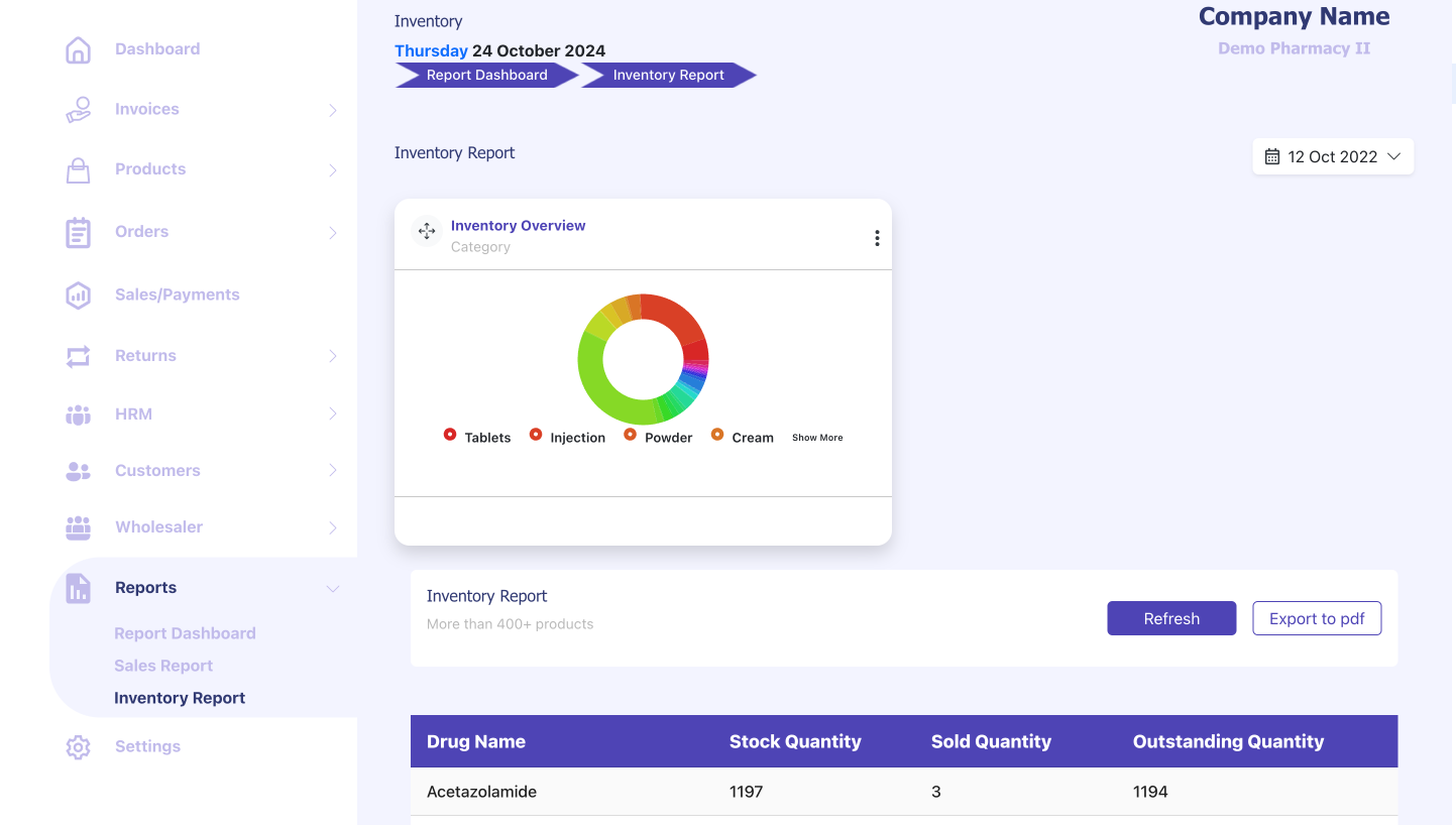 ecentials Web Interface 2